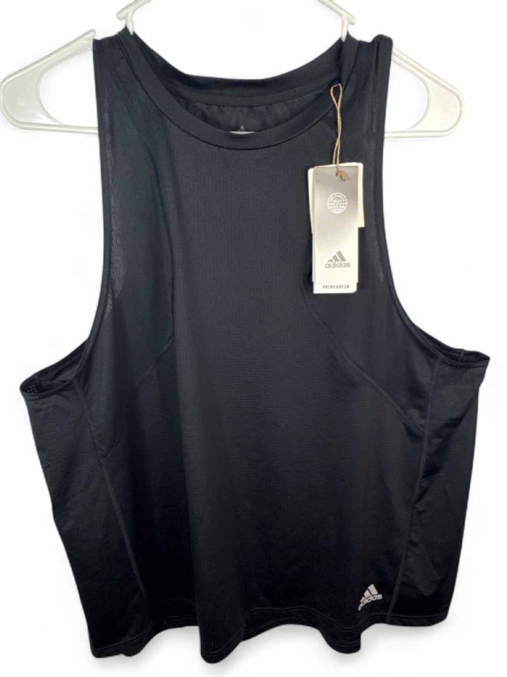 adidas Men’s Black Athletic Tank Top with Subtle Logo